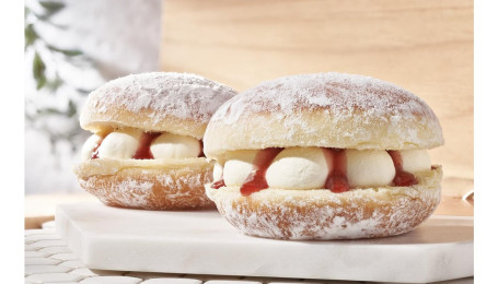 Strawberry King Cream Donut