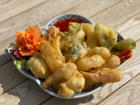 No.8 : Vegetable Tempura ผักชุบแป้งทอด