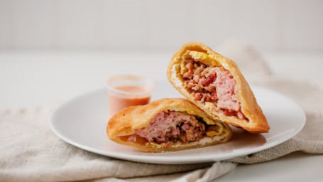 Bacon, Ham, Cheese Empanada