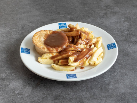 Pie, Chips Gravy (H) Can Of Drink