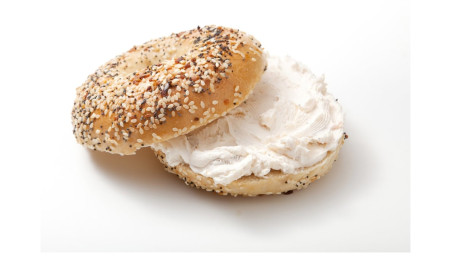 Toasted Bagel With Cream Cheese Or Avocado