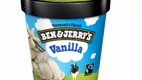 Ben Jerry's Pint Ice Cream Vanilla