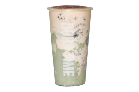 Matcha Oreo Brûlée Milk Tea Mǒ Chá Ào Lì Ào Hòu Shāo Bù Lěi Nǎi Chá