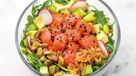 Salada De Poke De Salmão Real