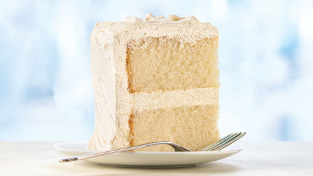 Ultimate White Cake Slice