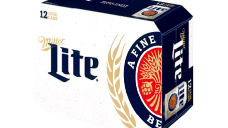 Miller Lite 12 Pacotes De Latas De 12 Onças