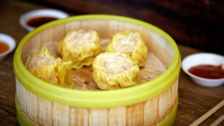 Steamed Pork Prawn Siu Mai (4 Pcs)