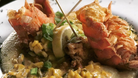 Smothered Fried Lobster Tail Grits (Cooks Special)