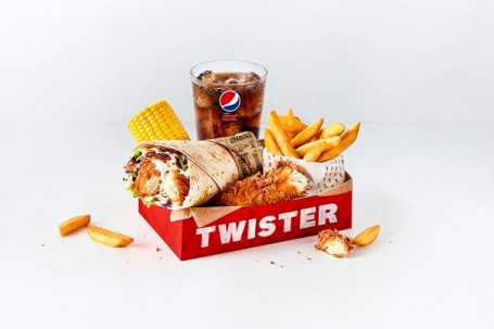 Twister Wrap Box Refeição Com 1 Mini Filé