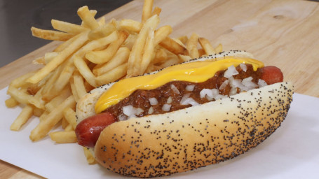 Chili Cheese Dog W/Fry