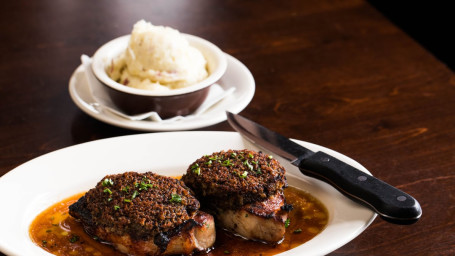 Mushroom Crusted Fancy Pork Chop 8Oz