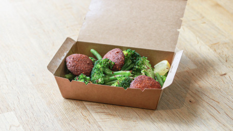 Broccoli Green Bean Falafel Box