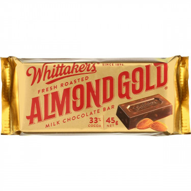 Whittakers Almond Gold 45G