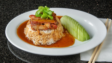 A27. Bbq Pork Over Rice