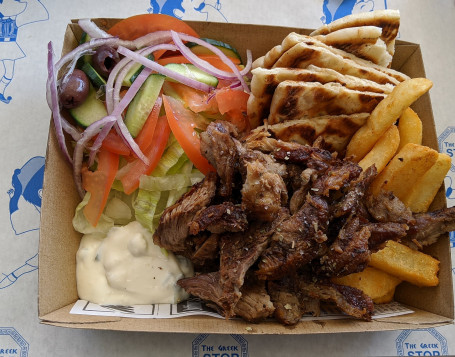 Mixed (Lamb And Chicken) Gyros Snack Box