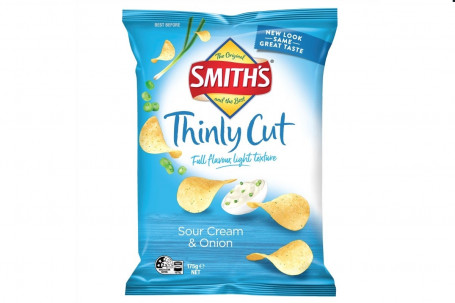 Smiths Thinly Sour Cream Cebola 175G