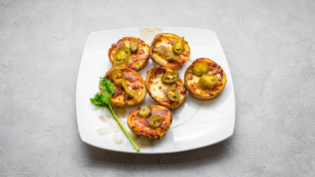 Potato Skins With Cheese Bacon (6 Pieces)