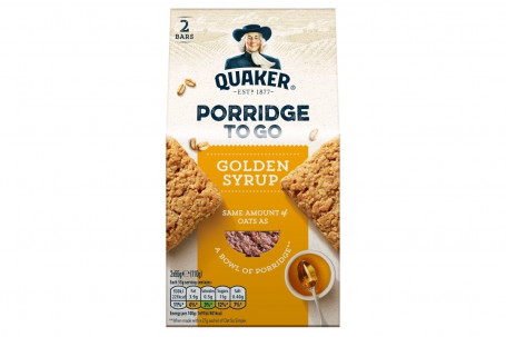 Quaker Mingau To Go Square Golden Syrup Duo 110G