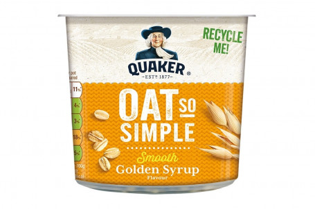 Quaker Oat So Simple Xarope Dourado Pote De Mingau 57G