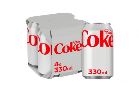 Coca Diet 330Ml 4 Unidades