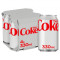 Coca Diet 330Ml 4 Unidades