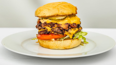 Bj's' Double Cheeseburger