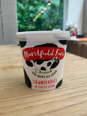 Strawberry Marshfield Farm Ice Cream 125Ml (Single Portion)