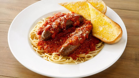 Spaghetti With Italian Sausage Links