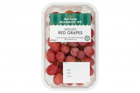 Morrisons uvas vermelhas 500g