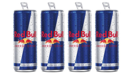 4 Red Bull Energy Drinks