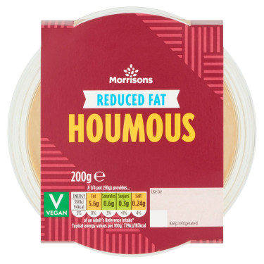 Houmous Gordura Reduzida Morrisons 200G