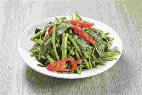 Jiāo Sī Fǔ Rǔ Chǎo Tōng Cài Fried Water Spinach With Shredded Pepper And Fermented Bean Curd