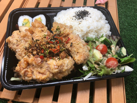 Spicy Chicken Spareribs Bento