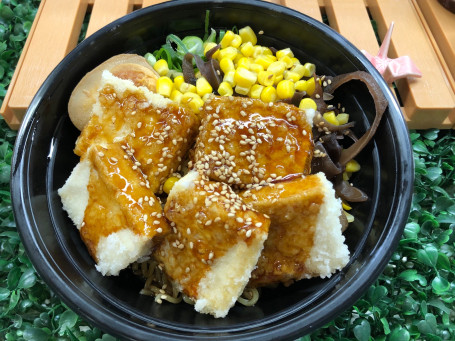 Tofu Teriyaki Ramen Noodle Soup