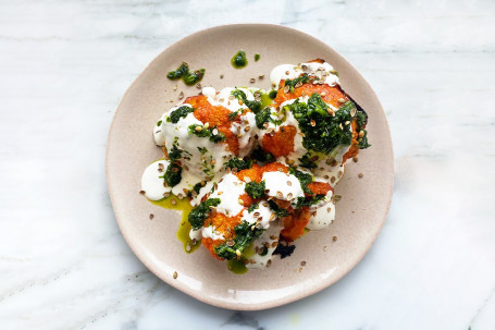 Gochujang Cauliflower With Coriander Salsa And Lime Yoghurt