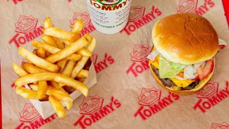 1/3 Lb. Cheeseburger With Fries Drink