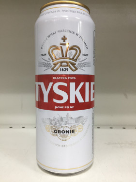 Tyskie Can 500Ml (Pack Of 4)