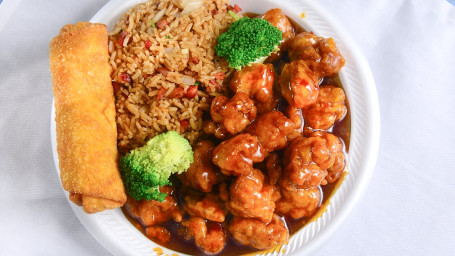 C27. General Tso's Chicken (Combo)（C. Zuǒ Zōng Jī）