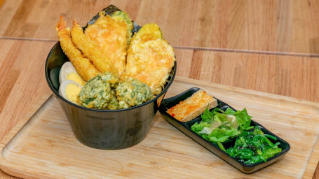 Tempura Shrimp With Vegetable Bowl