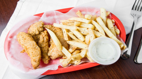 Tenders (3) With 1 Dip, Small Fries Drink