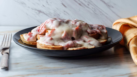 Creamed Chipped Beef With Fresh Fruit