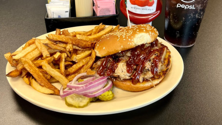 Pulled Pork Sandwich Home-Cut Fries