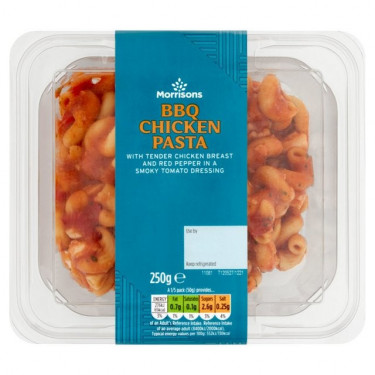 Morrisons Salada De Macarrão Com Frango Para Churrasco 250G