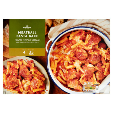 Pasta De Almôndegas Morrisons Assada 1,2Kg