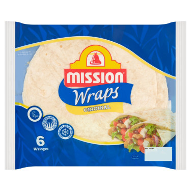 Mission Deli 6 Wraps De Tortilla Simples