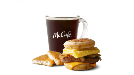 Bife, Queijo Ovo Mcgriddles Refeição Pequena