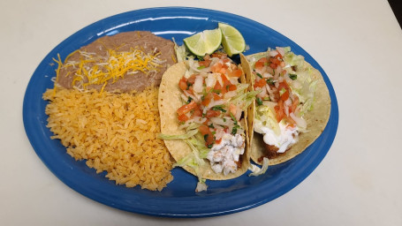 #8. 2 Fish Tacos Plate