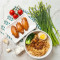 Lǔ Jī Yì Ròu Zào Gān Bàn Miàn Braised Pork Mince Dry Noodles With Marinated Chicken Wings (3Pcs)