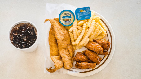 2-Piece Fish 6-Piece Wings Combo