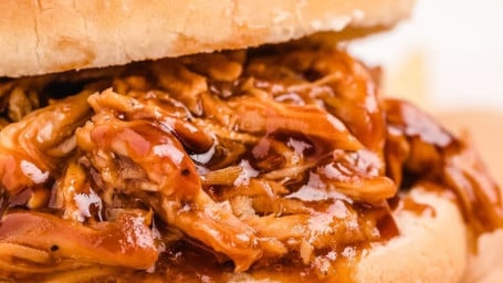 Pulled Smoked Chicken Bbq Sandwich